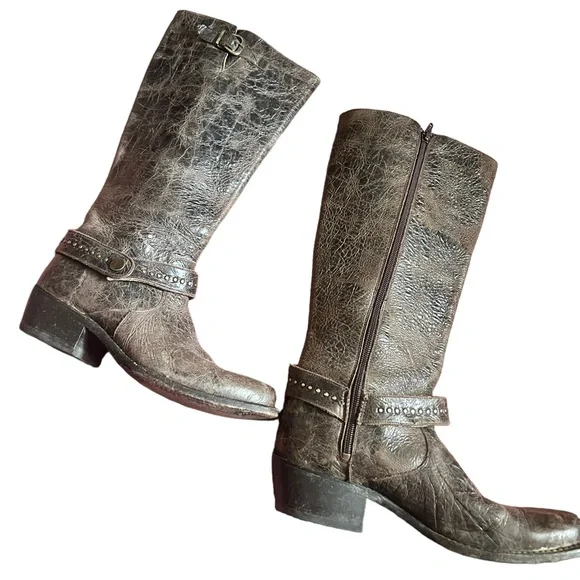 Senora Double H Western Leather Boots - Picture 2 of 6